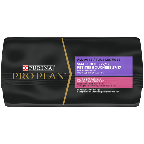 Purina Pro Plan Focus Nourriture sèche pour chiens à toutes les étapes de la vie Petites bouchées Agneau et riz