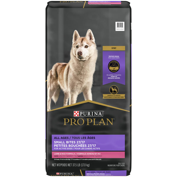 Purina Pro Plan Focus Nourriture sèche pour chiens à toutes les étapes de la vie Petites bouchées Agneau et riz