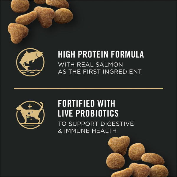 Purina Pro Plan Indoor Hairball Salmon & Rice Adult Dry Cat Food