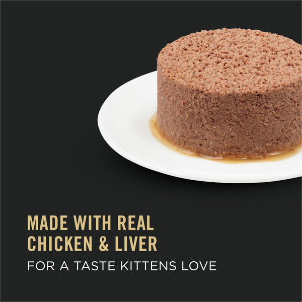 Purina Pro Plan Focus Kitten Classique Entrée Poulet & Foie Nourriture en boîte pour chatons