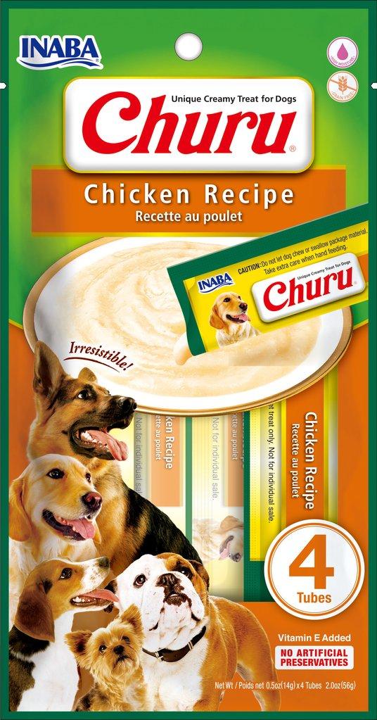 INABA Dog Churu Poulet Friandises sans céréales pour chiens