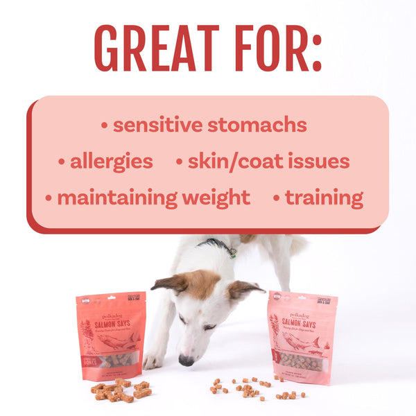 Polkadog Salmon Says Training Bits Dog & Cat Treats
