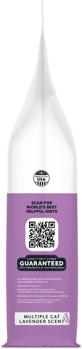 World's Best Multiple Cat Lavender Scented Clumping Cat Litter