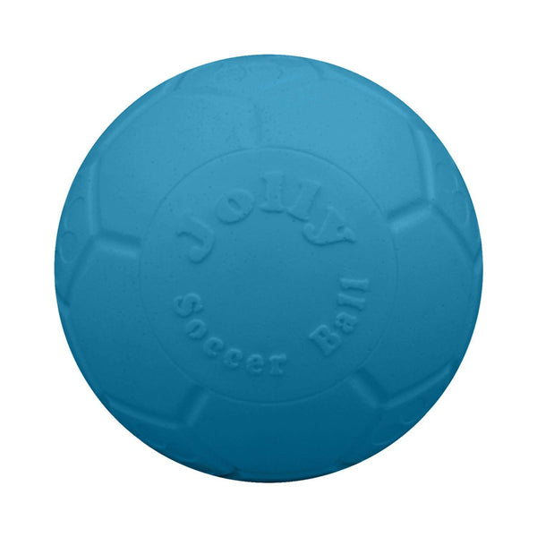 Jolly Pets Soccer Ball Dog Toy, Ocean Blue