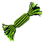 Jolly Pets Knot-n-Chew Tube Squeaker Jouet pour chien Vert/noir
