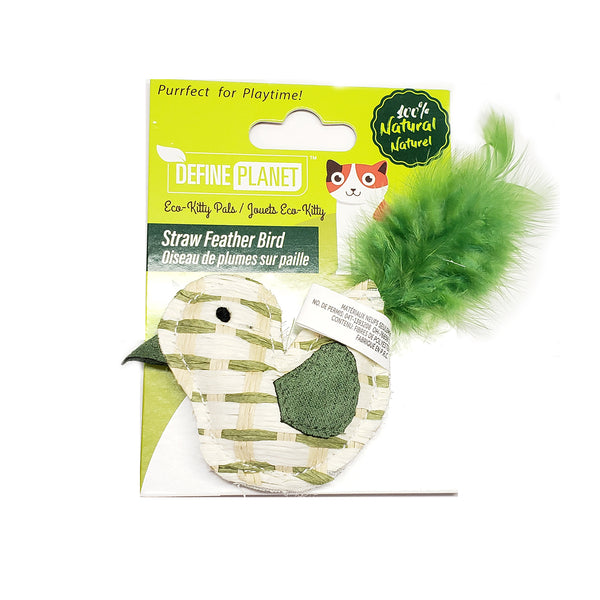 Define Planet Straw Feather Bird Jouet pour chat