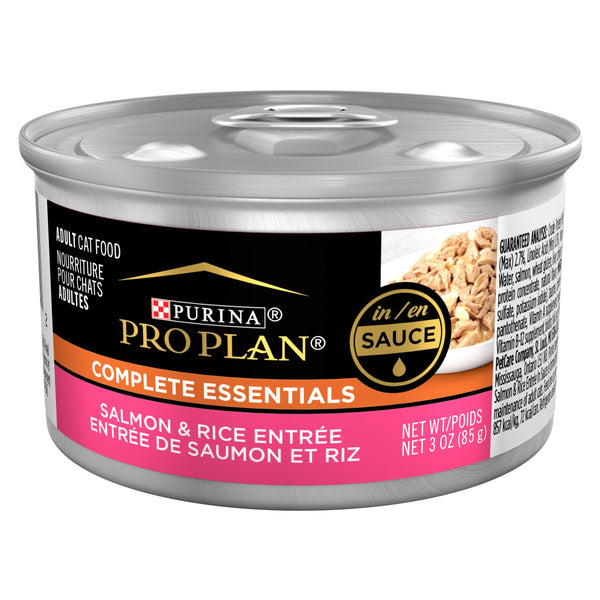 Purina Pro Plan Savor Entrée Saumon & Riz Adulte en Sauce Nourriture en conserve pour chats
