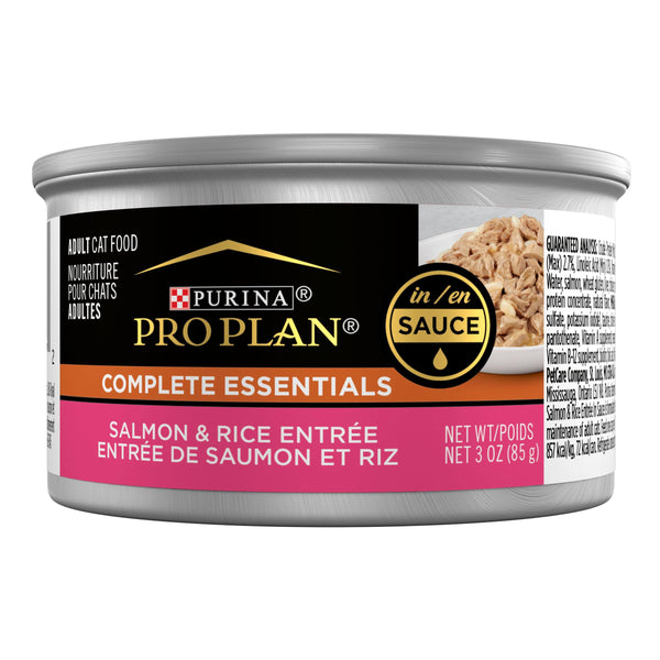 Purina Pro Plan Savor Entrée Saumon & Riz Adulte en Sauce Nourriture en conserve pour chats