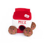ZippyPaws Jouet pour chien Holiday Burrow Santa's Milk & Cookies