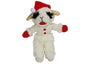Multipet Standing Lamb Chop with Santa Hat Dog Toy