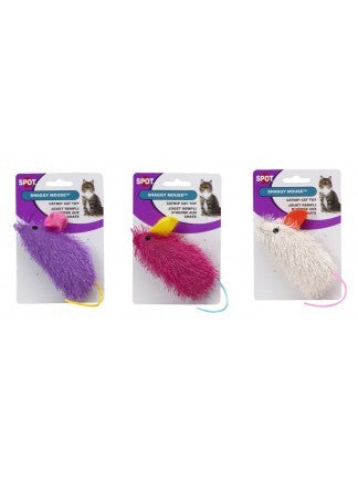 Ethical Pet Spot Shaggy Mouse with Catnip Cat Toy