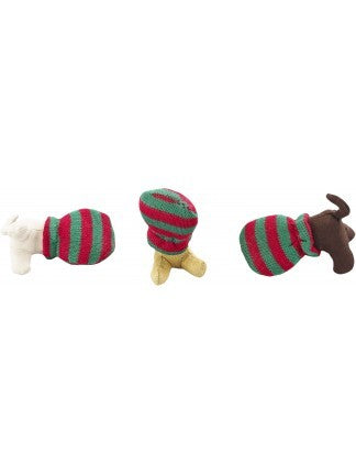 Ethical Pet Spot Holiday Cat in Sack with Catnip Cat Toy, Character Varies