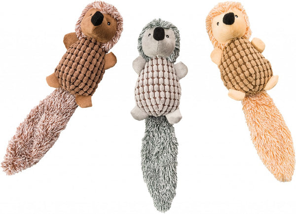 Ethical Pet Spot Long Tail Hedgehogs Dog Toy, Color Varies, 16-in