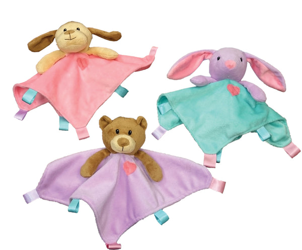 Ethical Pet Spot Soothers Blanket Dog Toy, Color Varies, 10-in