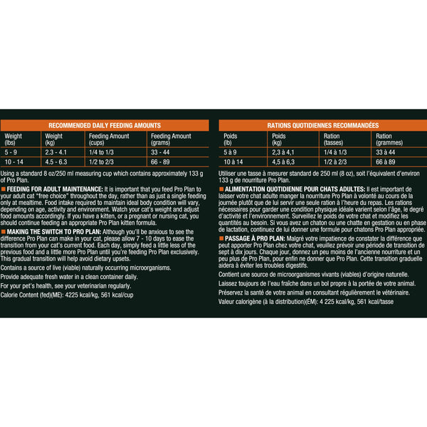 Purina Pro Plan Saveur Formule pour Chat Adulte Saumon et Riz Croquettes