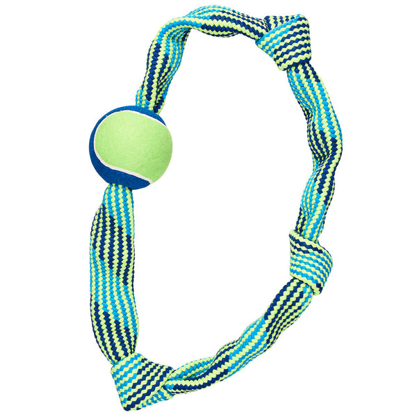 Ethical Pet Spot Colorful Rope Knot Ring Dog Toy