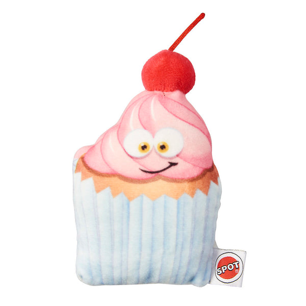 Ethical Pet Spot Fun Food Cherry Cupcake Dog Toy