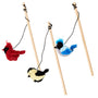 Ethical Pet Spot Songbird Teaser Wand Jouet pour chien, couleur variable