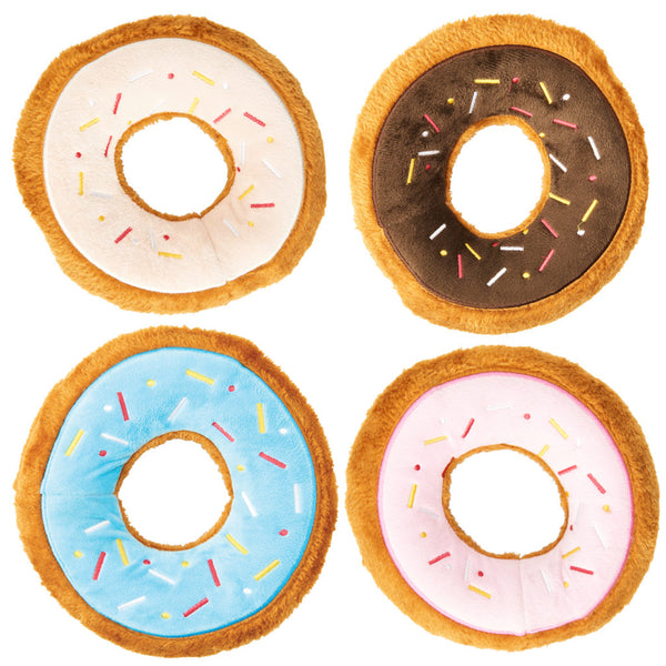 Ethical Pet Spot Tasty Donuts Dog Toy, Color Varies