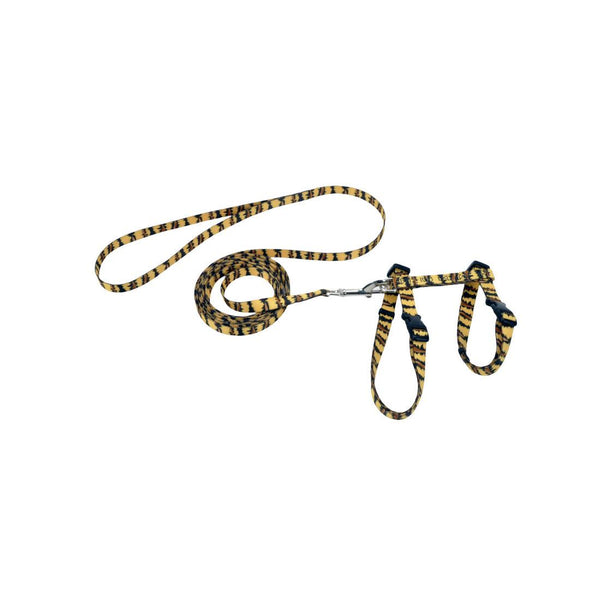 Styles Harnais et laisse réglables pour chat Figure H Fashion, Tigre