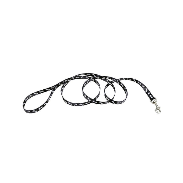 Styles Dog Leash, Black Bones