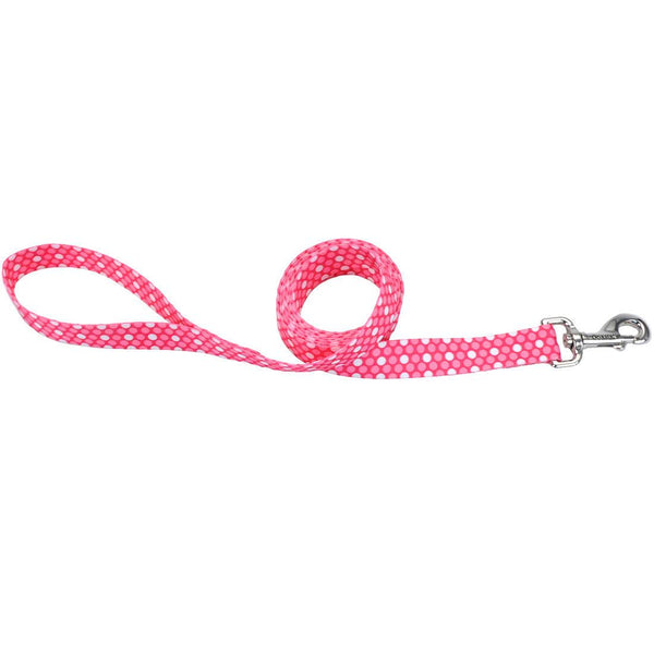 Styles Dog Leash, Pink Dots