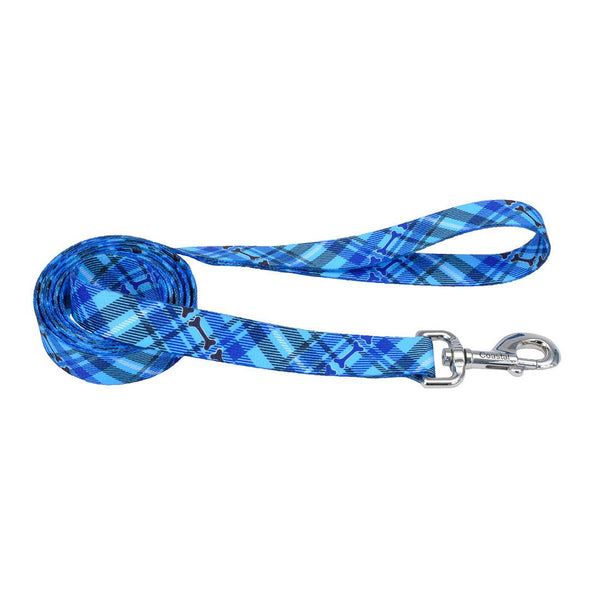 Styles Dog Leash, Plaid Bones