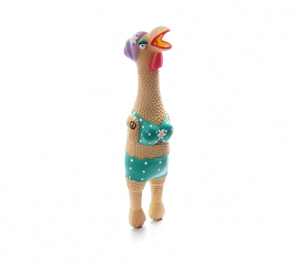 Charming Pet Squawkers Grandma Hippie Chick Jouet pour chien