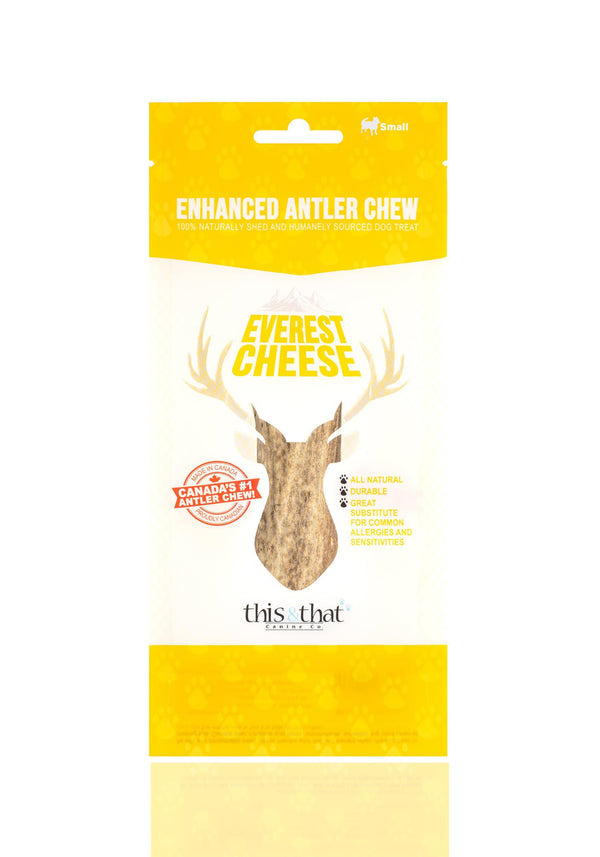 This & That Everest Cheese Enhanced Antler Chew Dog Treats