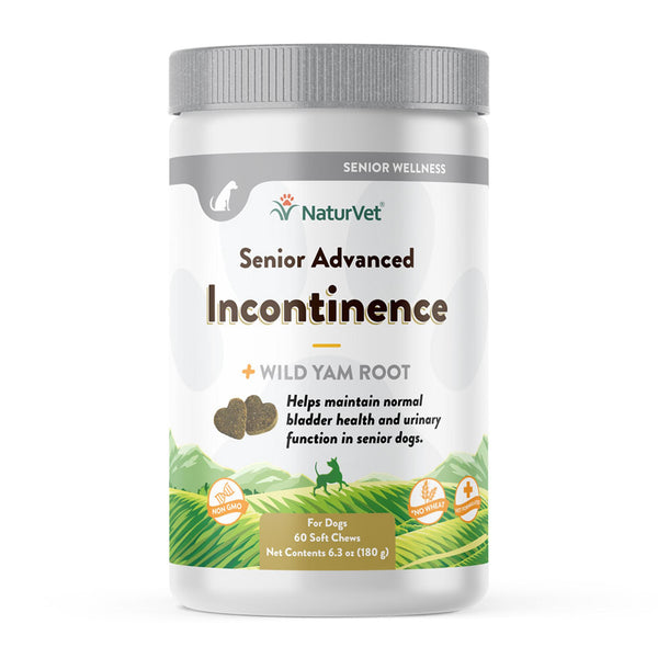 NaturVet Advanced Incontinence Senior Soft Chew for Dogs