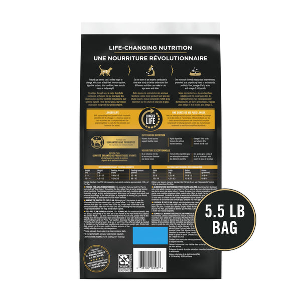Purina Pro Plan Prime Plus Adulte 7+ Formule Poulet & Riz Croquettes pour chat