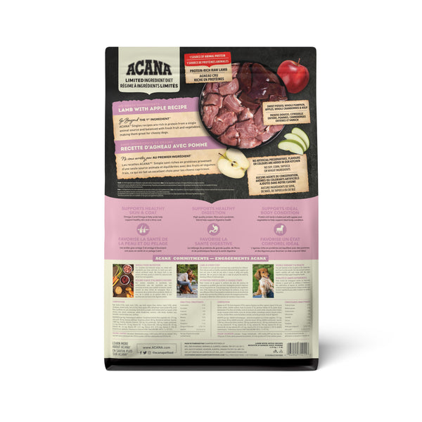 ACANA Singles Limited Ingredient Diet Lamb & Apple Recipe Dry Dog Food