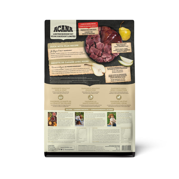 ACANA Singles Limited Ingredient Diet Duck & Pear Recipe Dry Dog Food