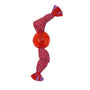 Mammoth Flossy Chews Candy Wraps avec jouet extérieur pour chien Squeaky Ball
