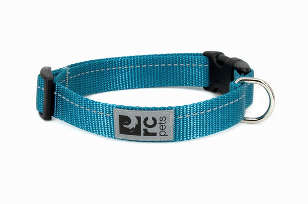 RC Pets Primary Clip Dog Collar, Dark Teal