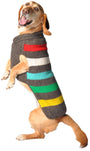 Chilly Dog Charcoal Stripe Dog Sweater