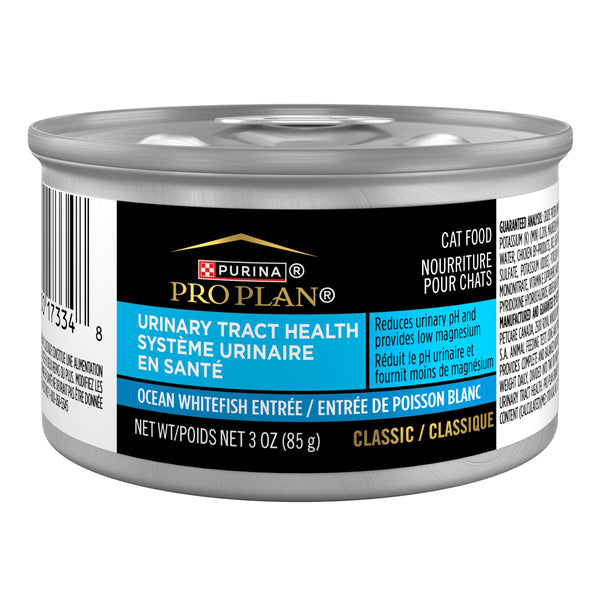Purina Pro Plan Urinary Tract Health Ocean Whitefish Entree Wet Cat Food Can