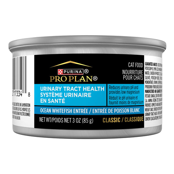 Purina Pro Plan Urinary Tract Health Ocean Whitefish Entree Wet Cat Food Can
