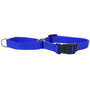 Collier martingale ajustable anti-glisse avec boucle, Bleu
