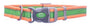 Pro Collier réfléchissant, Orange Citron