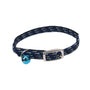 Li'l Pals Collier chaton élastique de sécurité avec fils réfléchissants, Bleu, 3/8 po x 8 po