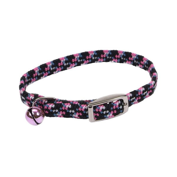 Li'l Pals Elasticized Safety with Reflective Threads Kitten Cat Collar, 3/8-in x 8-in