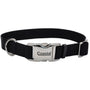 Coastal Collier réglable avec boucle métallique pour chiens, Noir