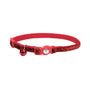 Safe Cat Collier de chat réglable à fermeture de sécurité avec boucle ornée et paillettes, Rouge