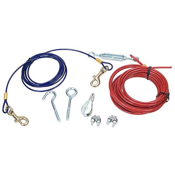 Coastal Titan Aerial Dog Run, 50-ft