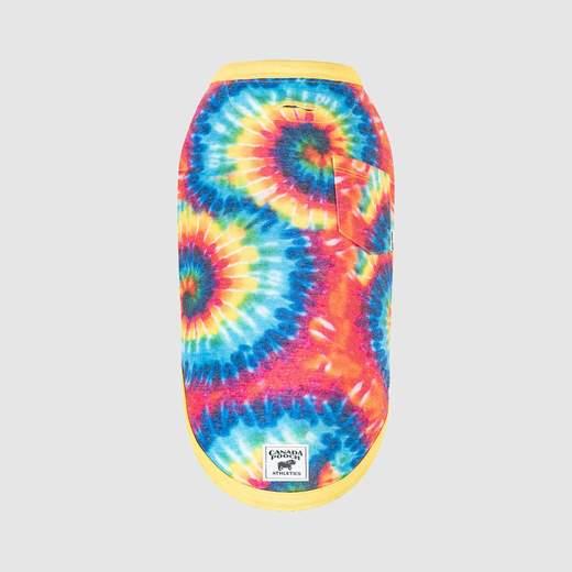 Canada Pooch Follow Me Dog T-Shirt, Tie Dye