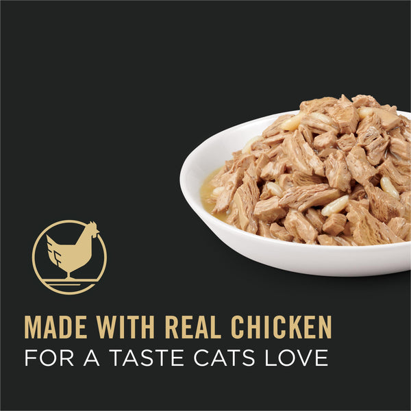 Purina Pro Plan Savor Adulte Poulet et Riz en Sauce Nourriture humide en conserve pour chats