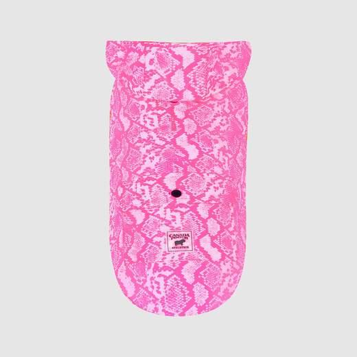 Canada Pooch Pick Me Poncho Dog Raincoat, Snake Skin