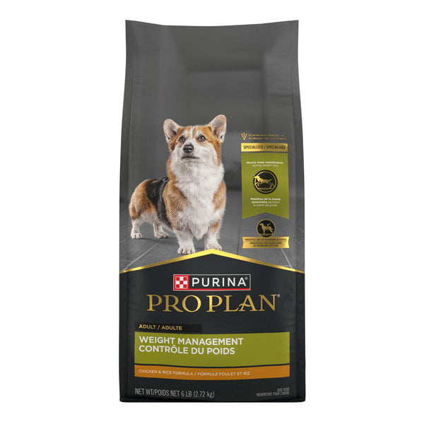 Purina Pro Plan Weight Management Chicken & Rice Adult Dry Dog Food