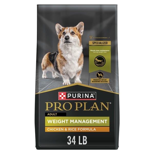 Purina Pro Plan Weight Management Chicken & Rice Adult Dry Dog Food